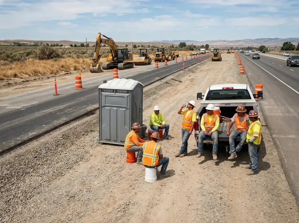 highway-road-construction-crew-007 — frequently asked questions, Porta Potty and Restroom Rentals in Petersburg, AK